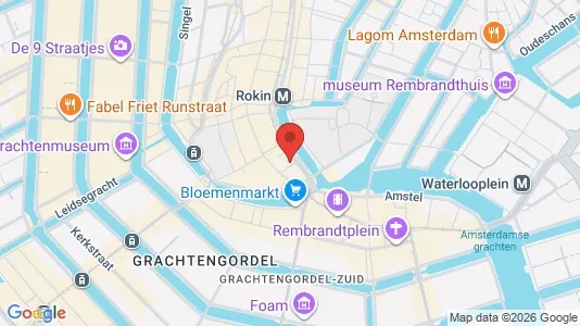 Lokale biurowe Do wynajęcia i Amsterdam Centrum - kort over placeringen