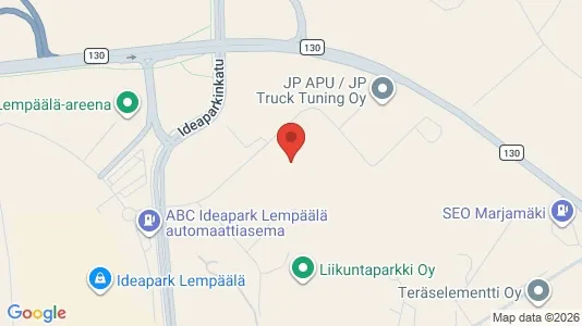 Industrial properties for rent i Lempäälä - kort over placeringen