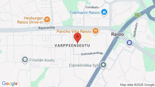 Toimistotilat Vuokrattavana i Raisio - Kuva Google Street Viewstä