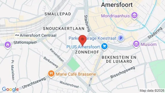 Kontorlokaler til leje i Amersfoort - kort over placeringen