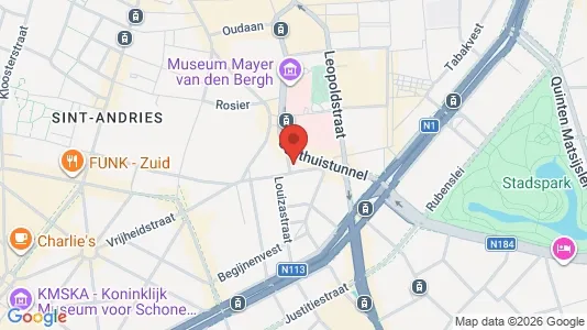 Warehouses for sale i Stad Antwerp - kort over placeringen