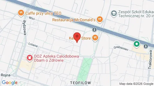 Kontorlokaler til leje i Łódź - Foto fra Google Street View