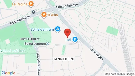 Kontorer til leie i Solna – Bilde fra Google Street View