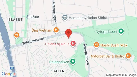 Kontorslokaler för uthyrning i Söderort - kort over placeringen