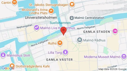 Büros zur Miete i Malmö City – Foto von Google Street View