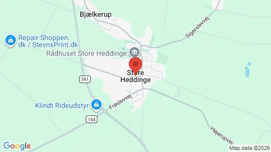 Lokaler til leie i Store Heddinge – Bilde fra Google Street View