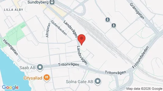 Kontorlokaler til leje i Solna - Foto fra Google Street View