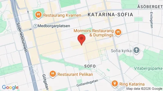 Kontorlokaler til leje i Södermalm - Foto fra Google Street View