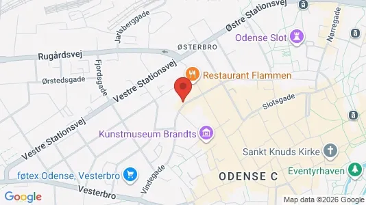 Bedrijfsruimtes te huur i Odense C - Foto uit Google Street View