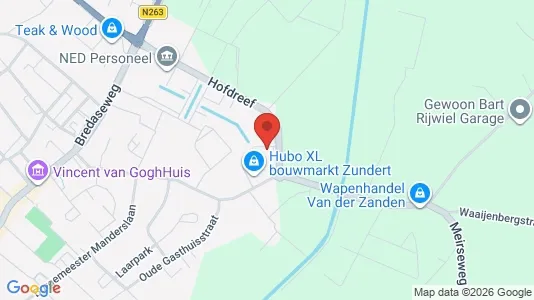 Kontorslokaler för uthyrning i Zundert – Foto från Google Street View