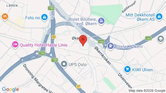 Büros zur Miete i Oslo Bjerke – Foto von Google Street View