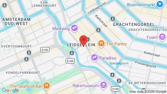Commercial properties for rent i Amsterdam Centrum - kort over placeringen