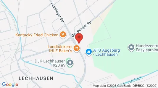 Lagerlokaler för uthyrning i Augsburg – Foto från Google Street View