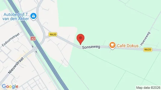 Commercial properties for rent i Best - kort over placeringen