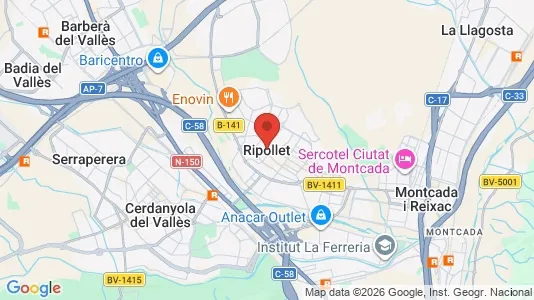 Butikslejemål til salg i Ripollet - Foto fra Google Street View