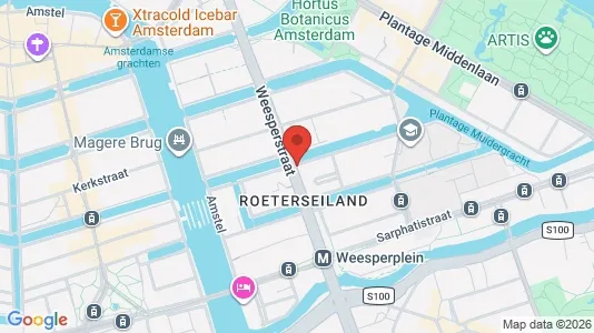 Kantorruimte te huur i Amsterdam Centrum - kort over placeringen