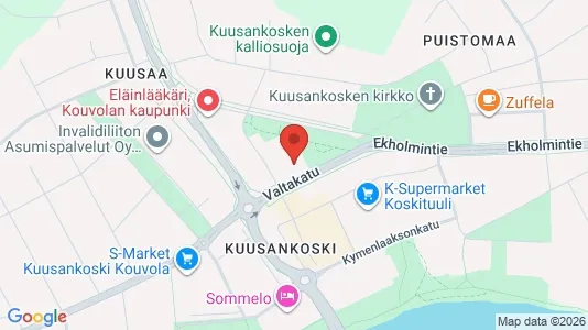 Lokale biurowe Do wynajęcia i Kouvola - kort over placeringen