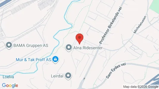 Office spaces for rent i Oslo Alna - kort over placeringen