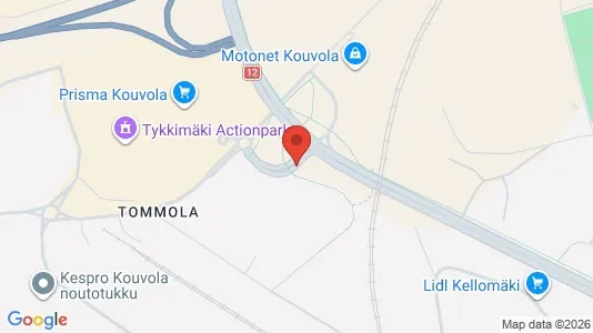 Propiedades comerciales En alquiler i Kouvola - kort over placeringen