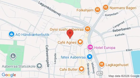 Bedrijfsruimtes te koop i Aabenraa - kort over placeringen