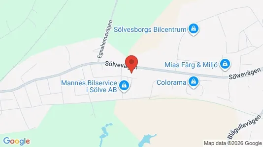 Liikekiinteistöt Vuokrattavana i Sölvesborg - Kuva Google Street Viewstä