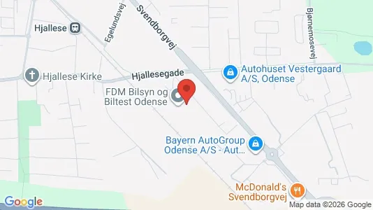 Kontorer til leie i Odense S – Bilde fra Google Street View