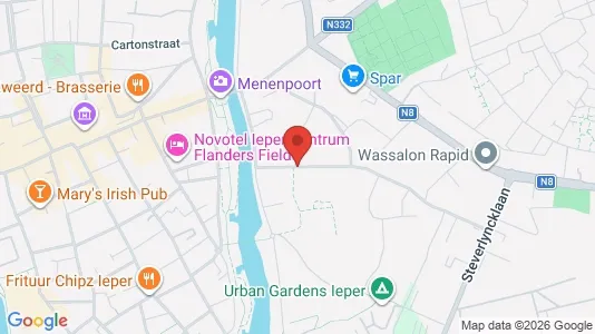 Lokaler til leie i Ieper – Bilde fra Google Street View