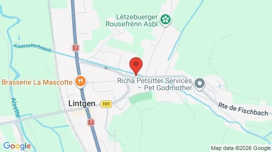 Værkstedslokaler til leje i Lintgen - Foto fra Google Street View