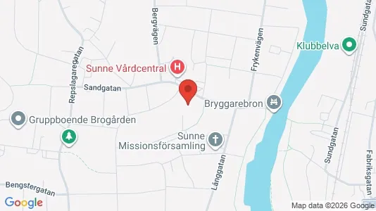 Asuinkiinteistöt Myynnissä i Sunne - Kuva Google Street Viewstä