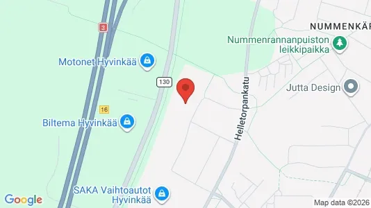 Lokaler til leje i Hyvinkää - kort over placeringen