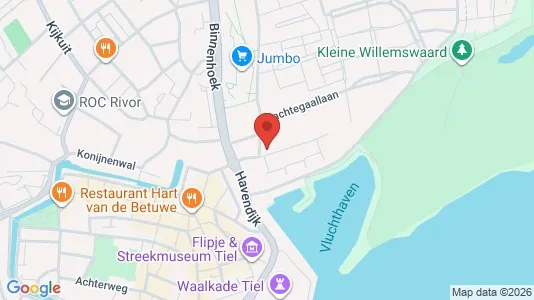 Commercial properties for rent i Tiel - kort over placeringen