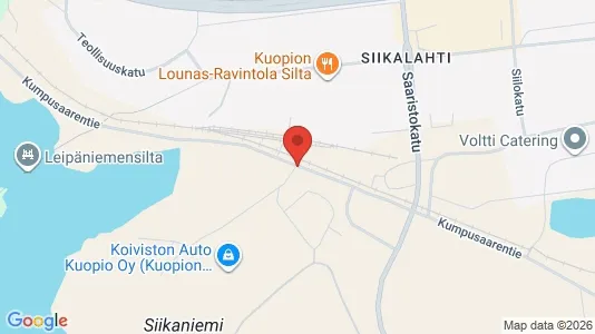 Nieruchomości przemysłowe Do wynajęcia i Kuopio - kort over placeringen