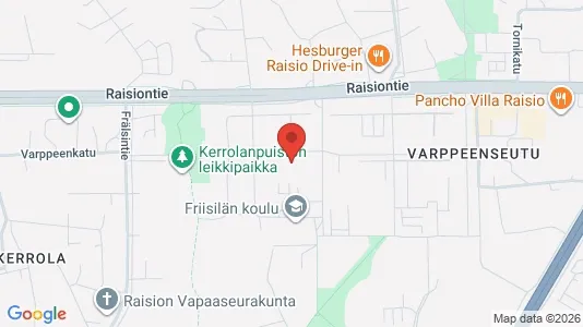 Nieruchomości komercyjne Na sprzedaż i Raisio - kort over placeringen