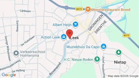 Office spaces for sale i Leek - kort over placeringen