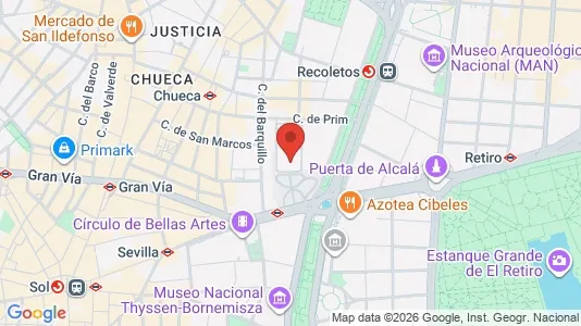 Kontorer til leie i Madrid Centro – Bilde fra Google Street View