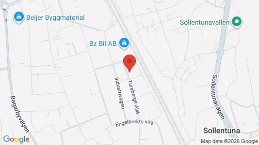 Verkstedhaller til leie i Sollentuna – Bilde fra Google Street View
