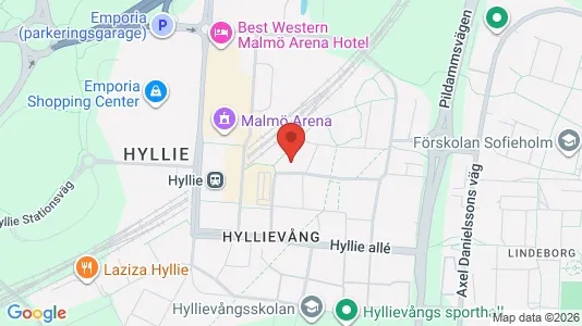 Office spaces for rent i Hyllie - Photo from Google Street View