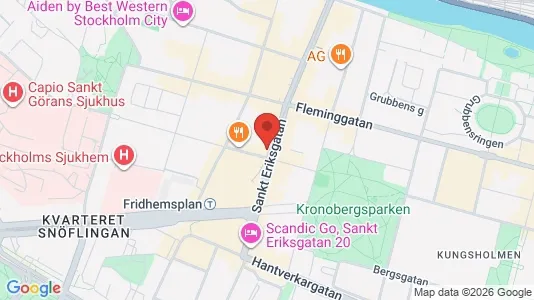 Büros zur Miete i Kungsholmen - kort over placeringen