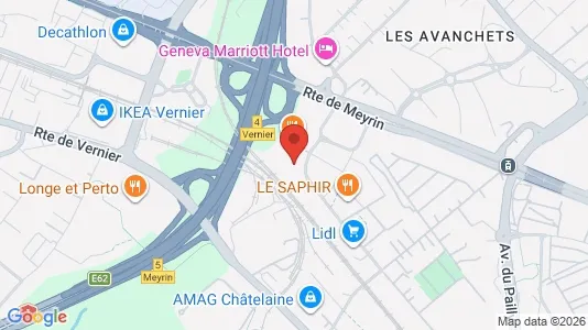 Kontorlokaler til leje i Vernier - Foto fra Google Street View