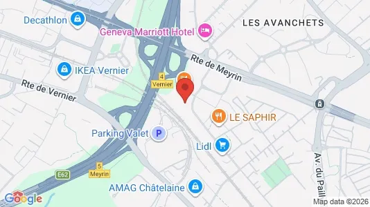 Lokale biurowe Do wynajęcia i Vernier - kort over placeringen