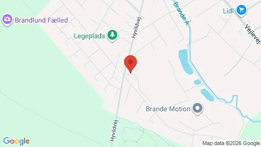 Lager zur Miete i Brande – Foto von Google Street View