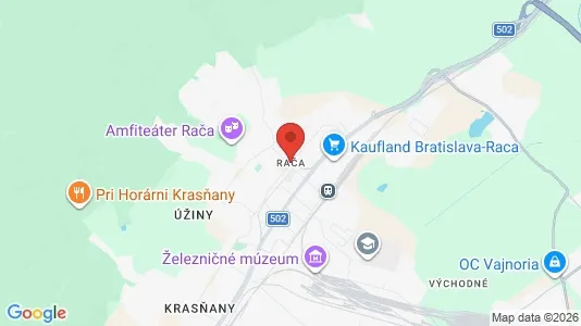 Kontorlokaler til leje i Bratislava Rača - Foto fra Google Street View