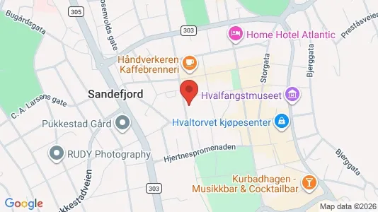 Gewerbeflächen zur Miete i Sandefjord – Foto von Google Street View