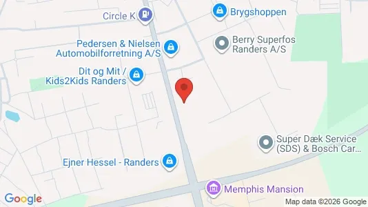 Büros zur Miete i Randers SØ – Foto von Google Street View