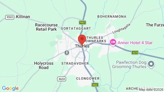 Büros zur Miete i Thurles – Foto von Google Street View