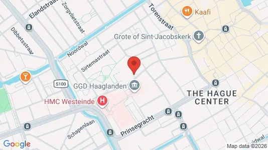 Lokaler til leje i Haag Centrum - kort over placeringen