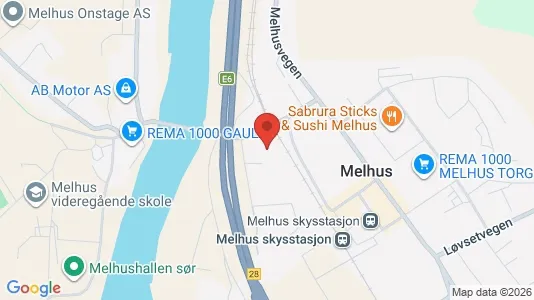 Gewerbeflächen zur Miete i Melhus – Foto von Google Street View