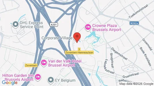 Commercial properties for rent i Zaventem - kort over placeringen