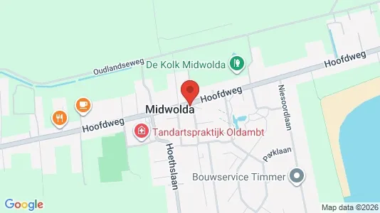 Gewerbeflächen zur Miete i Oldambt – Foto von Google Street View