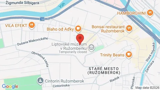 Lokaler til leje i Prievidza - Foto fra Google Street View